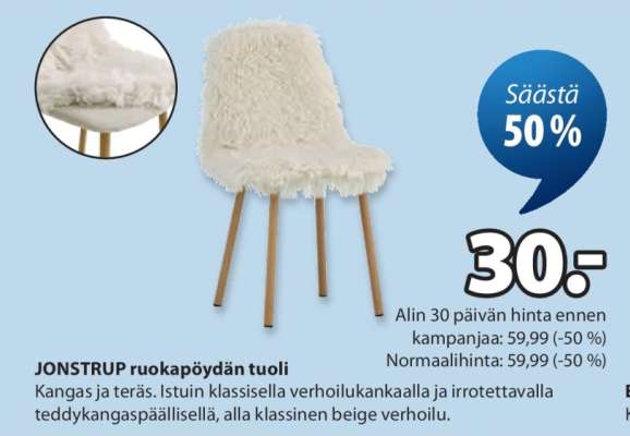JONSTRUP ruokapöydän tuoli