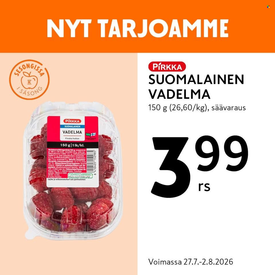 K-market tarjoukset - 27.07.2026 - 02.08.2026. Sivu 3