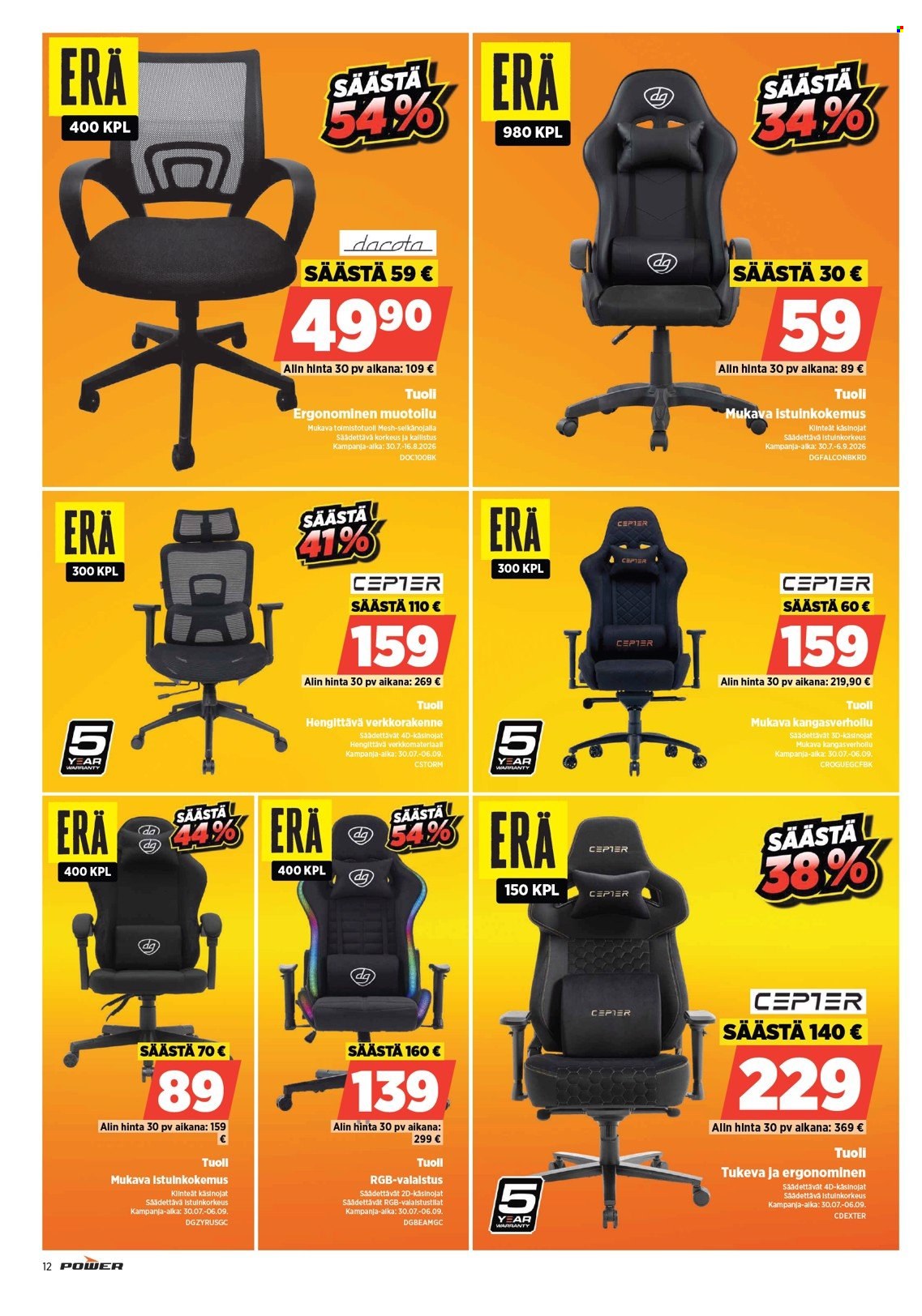 Power tarjoukset. Sivu 12