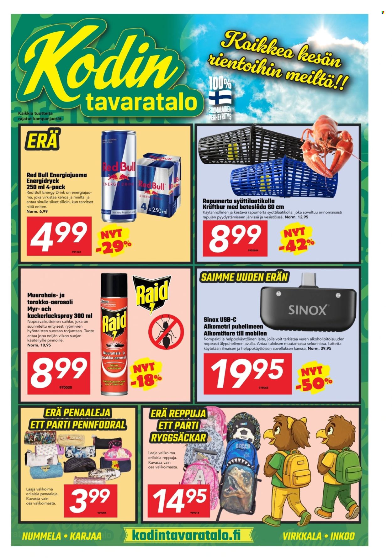 Kodintavaratalo tarjoukset - 27.07.2026 - 09.08.2026. Sivu 1