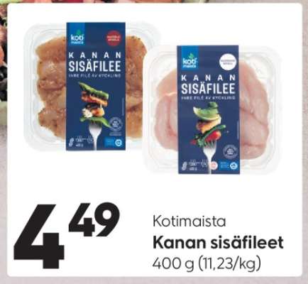 Kotimaista Kanan sisäfileet