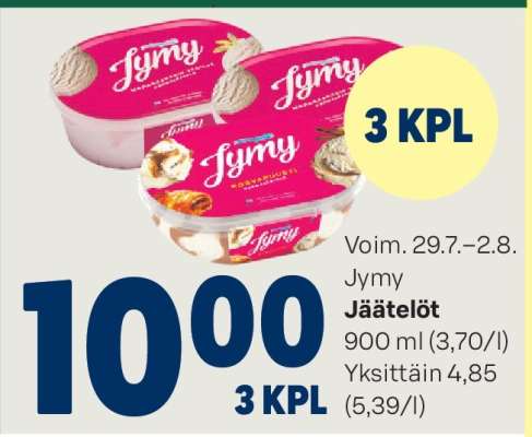 Jymy Jäätelöt