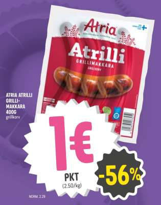 ATRIA ATRILLI GRILLI-MAKKARA 400G