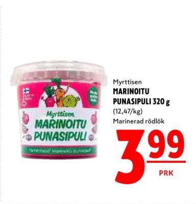 Myrttisen MARINOITU PUNASIPULI 320 g
