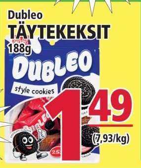 Dubleo TÄYTEKEKSIT