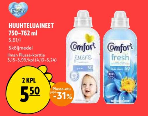Comfort HUUHTELUAINEET
