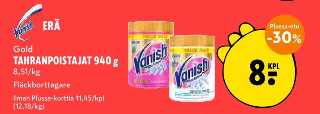 Vanish Gold TAHRANPOISTAJAT 940 g