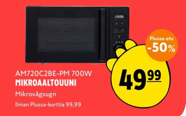 AM720C2BE-PM 700W MIKROAALTOUUNI