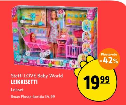 Steffi LOVE Baby World LEIKKISETTI
