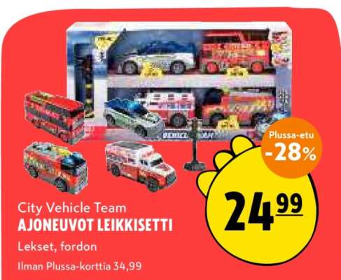 AJONEUVOT LEIKKISETTI