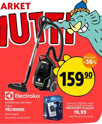 Electrolux EUO9Green UltraOne Green PÖLYNIMURI