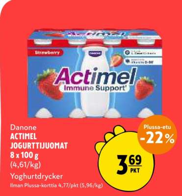 Danone ACTIMEL JOGURTTIJUOMAT 8 x 100 g