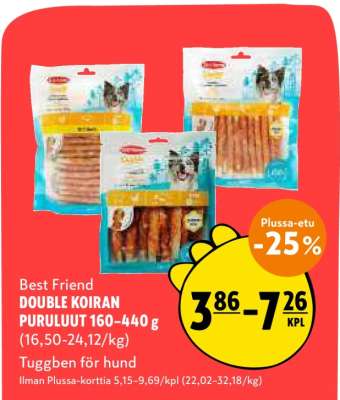 Best Friend DOUBLE KOIRAN PURULUUT 160-440 g
