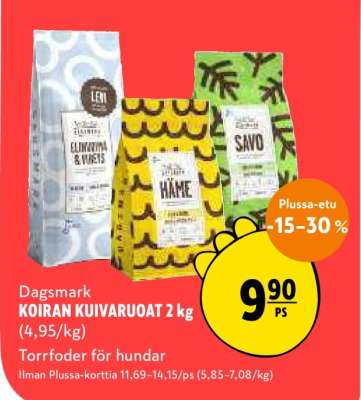 Dagsmark KOIRAN KUIVARUOAT 2 kg