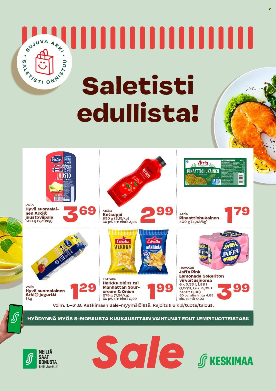 Sale tarjoukset - 01.08.2026 - 31.08.2026. Sivu 1