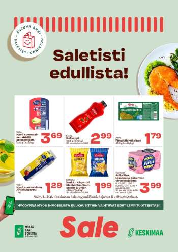 Sale tarjoukset  - 01.08.2026 - 31.08.2026.