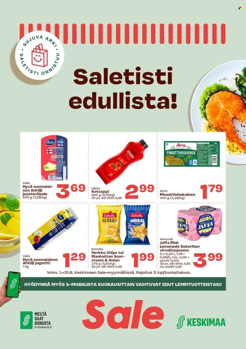 Sale tarjoukset  - 01.08.2026 - 31.08.2026.