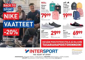 Intersport tarjoukset  - 28.07.2026 - 12.08.2026.