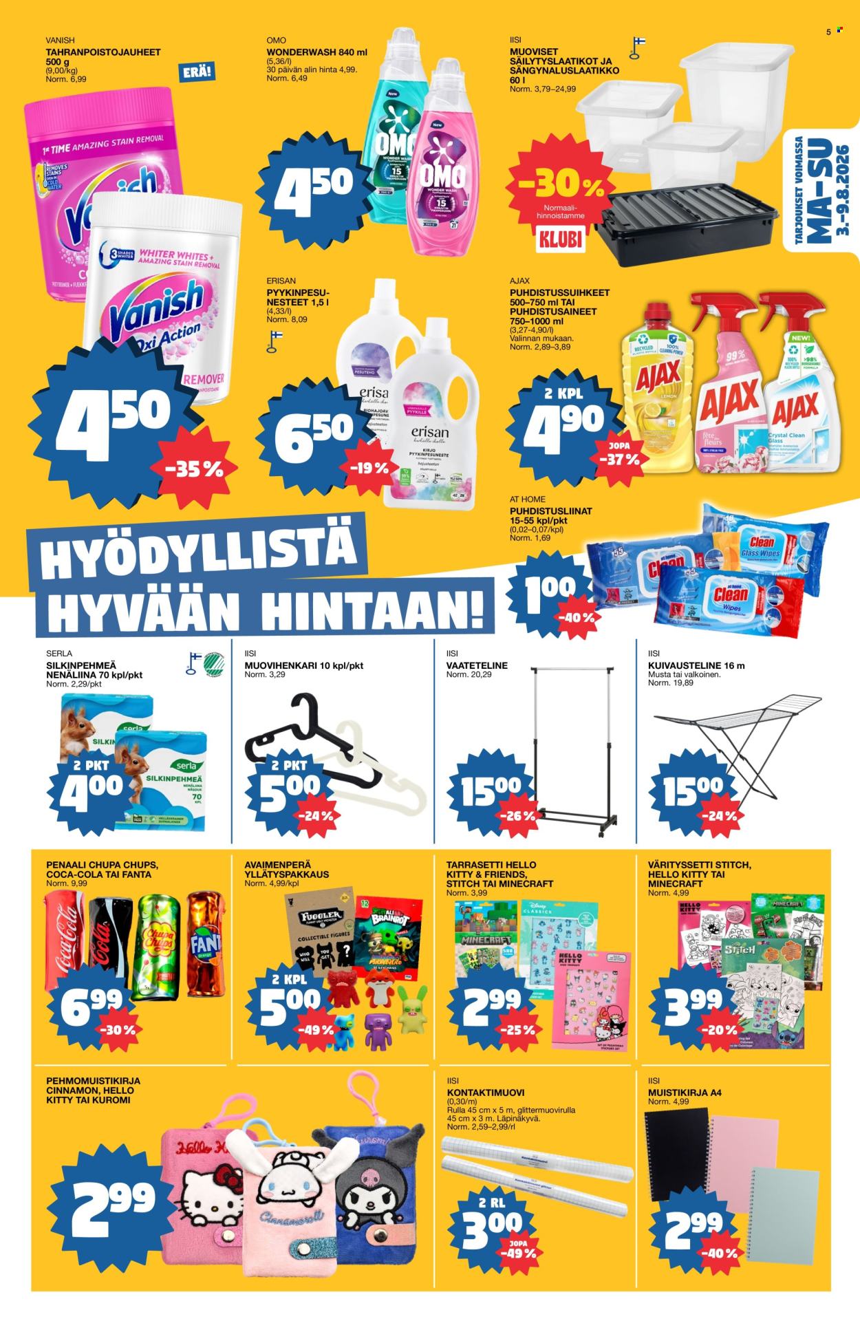 Tokmanni tarjoukset - 03.08.2026 - 09.08.2026. Sivu 5