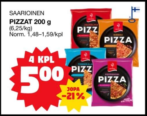 Saarioinen PIZZAT 200 g