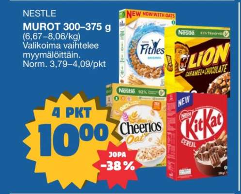 NESTLE MUROT 300–375 g