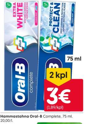 Hammastahna Oral-B Complete