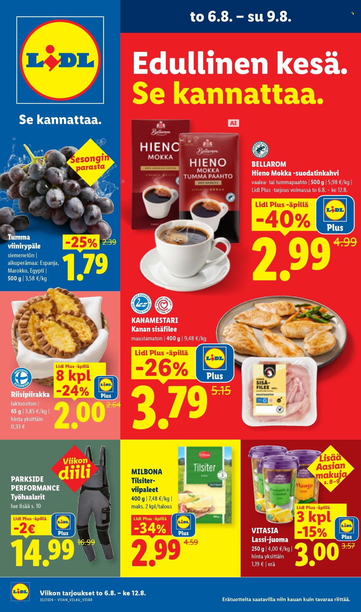 Lidl tarjoukset - 06.08.2026 - 12.08.2026. Sivu 1