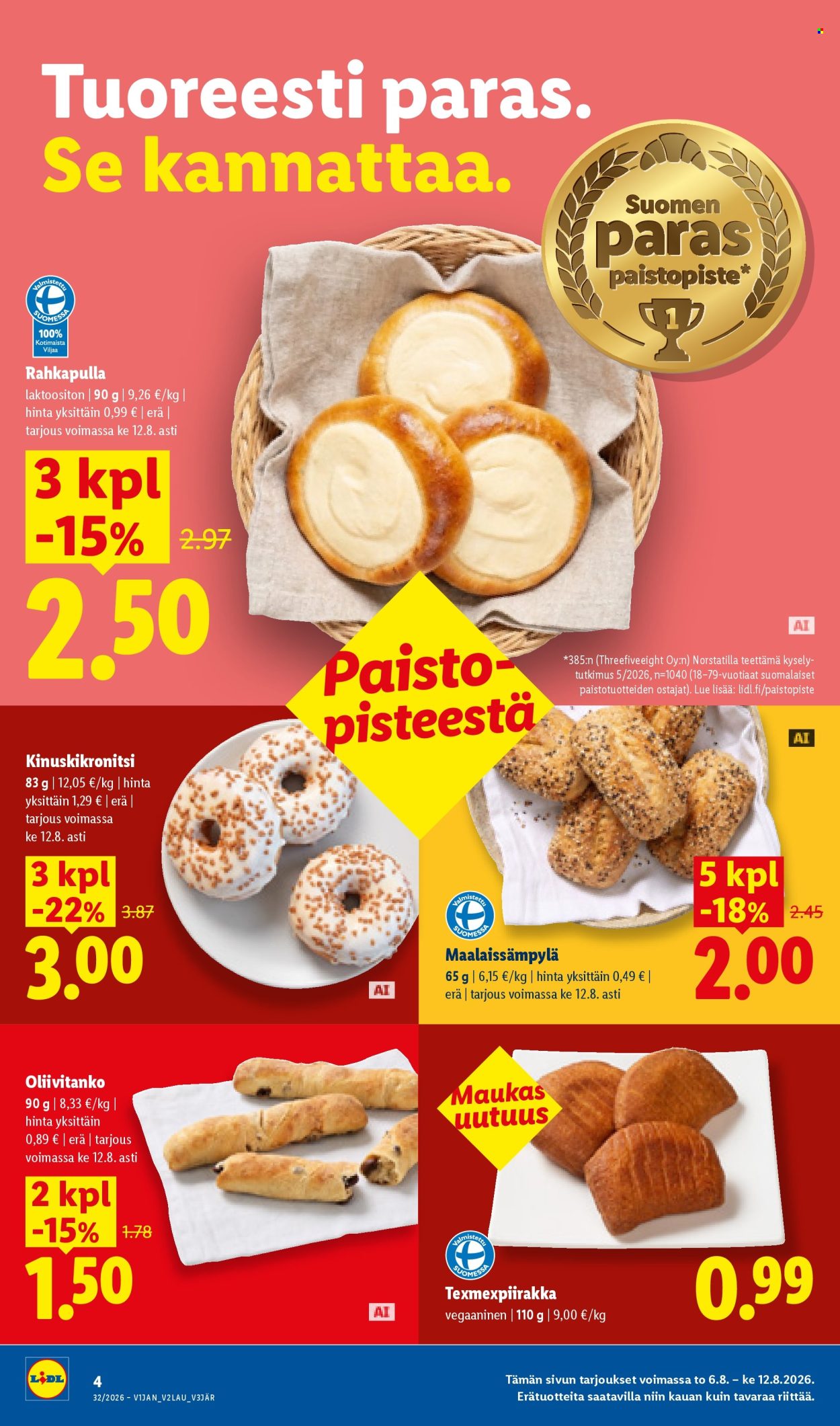 Lidl tarjoukset - 06.08.2026 - 12.08.2026. Sivu 4