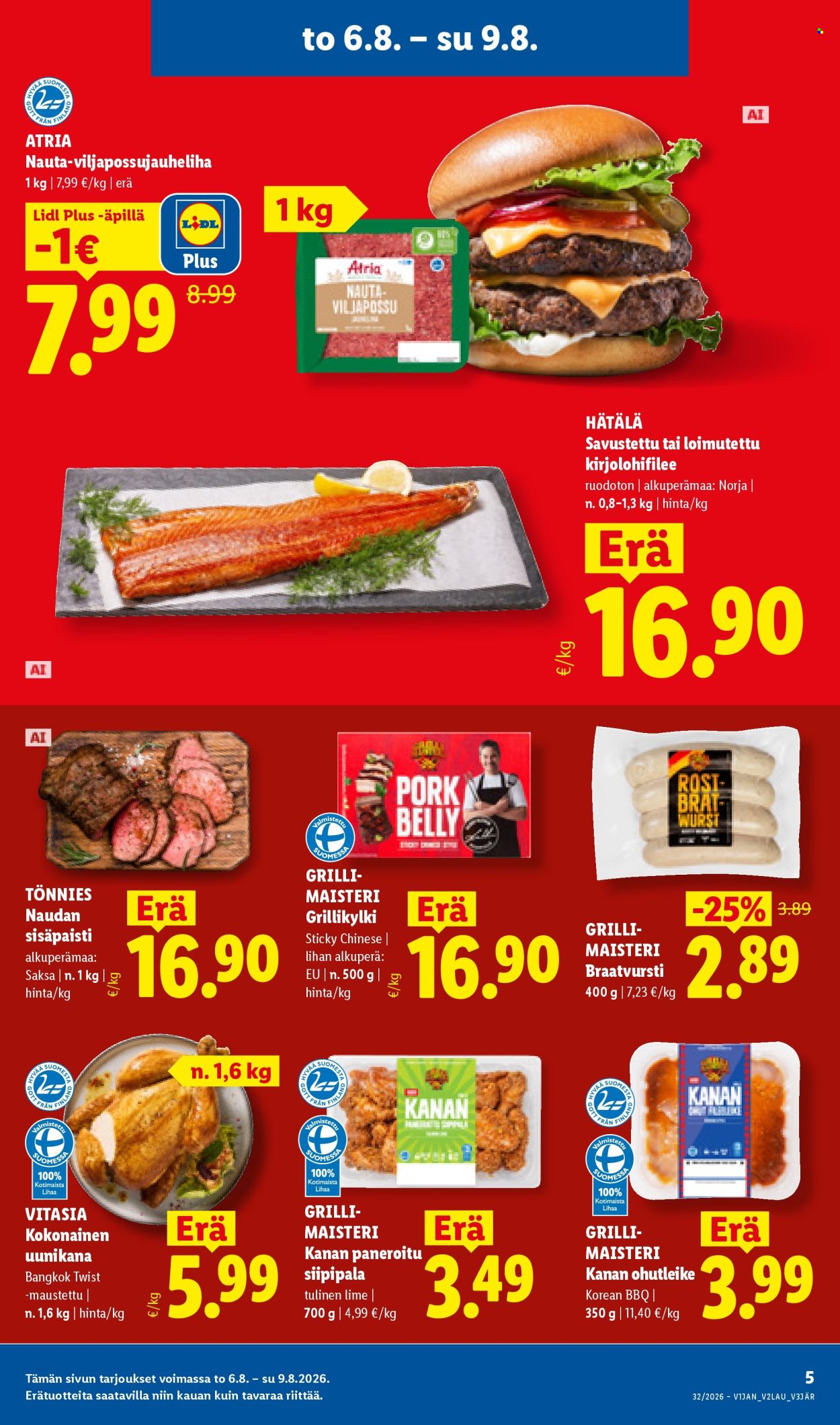 Lidl tarjoukset - 06.08.2026 - 12.08.2026. Sivu 5