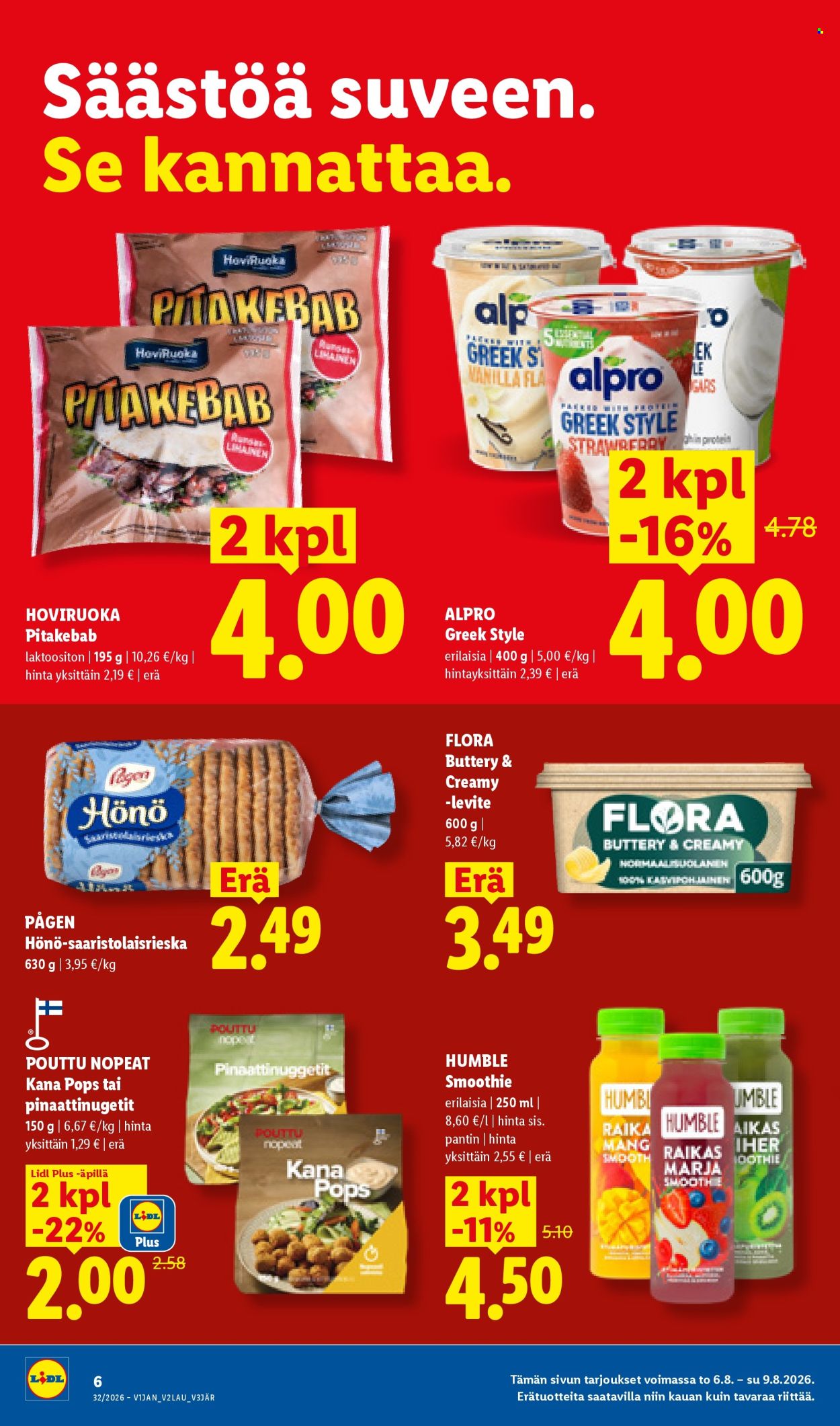 Lidl tarjoukset - 06.08.2026 - 12.08.2026. Sivu 6