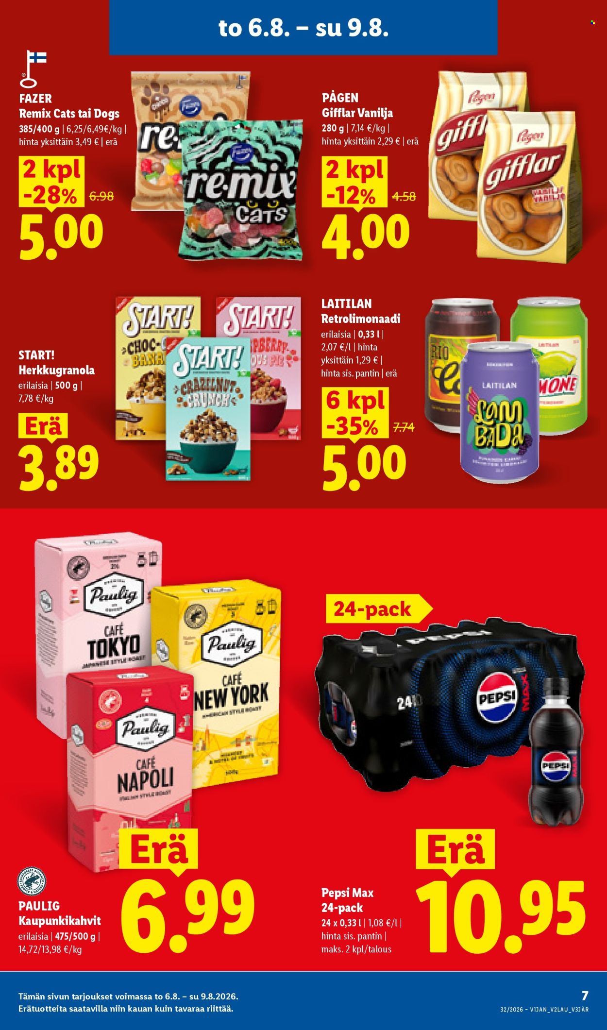 Lidl tarjoukset - 06.08.2026 - 12.08.2026. Sivu 7
