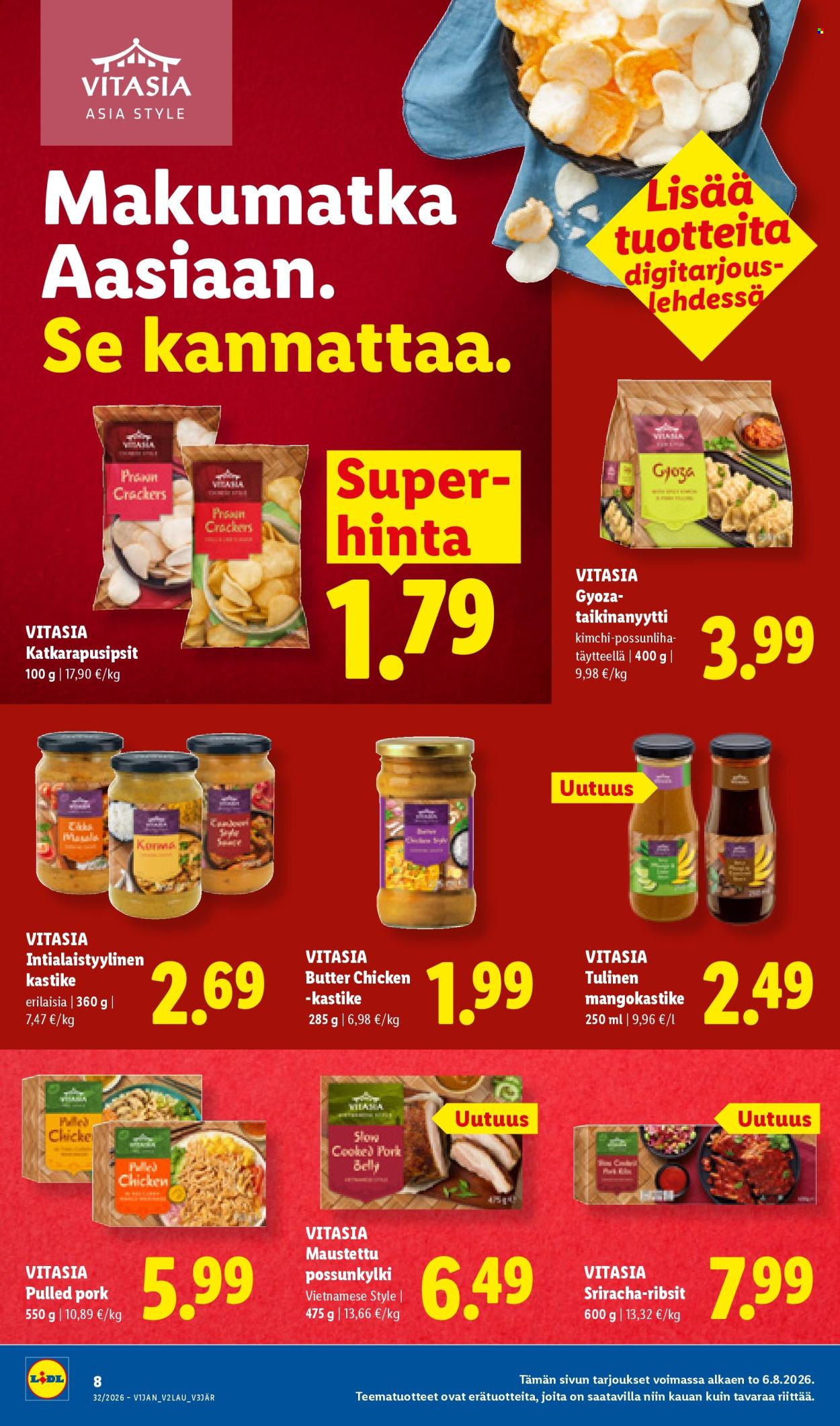 Lidl tarjoukset - 06.08.2026 - 12.08.2026. Sivu 8
