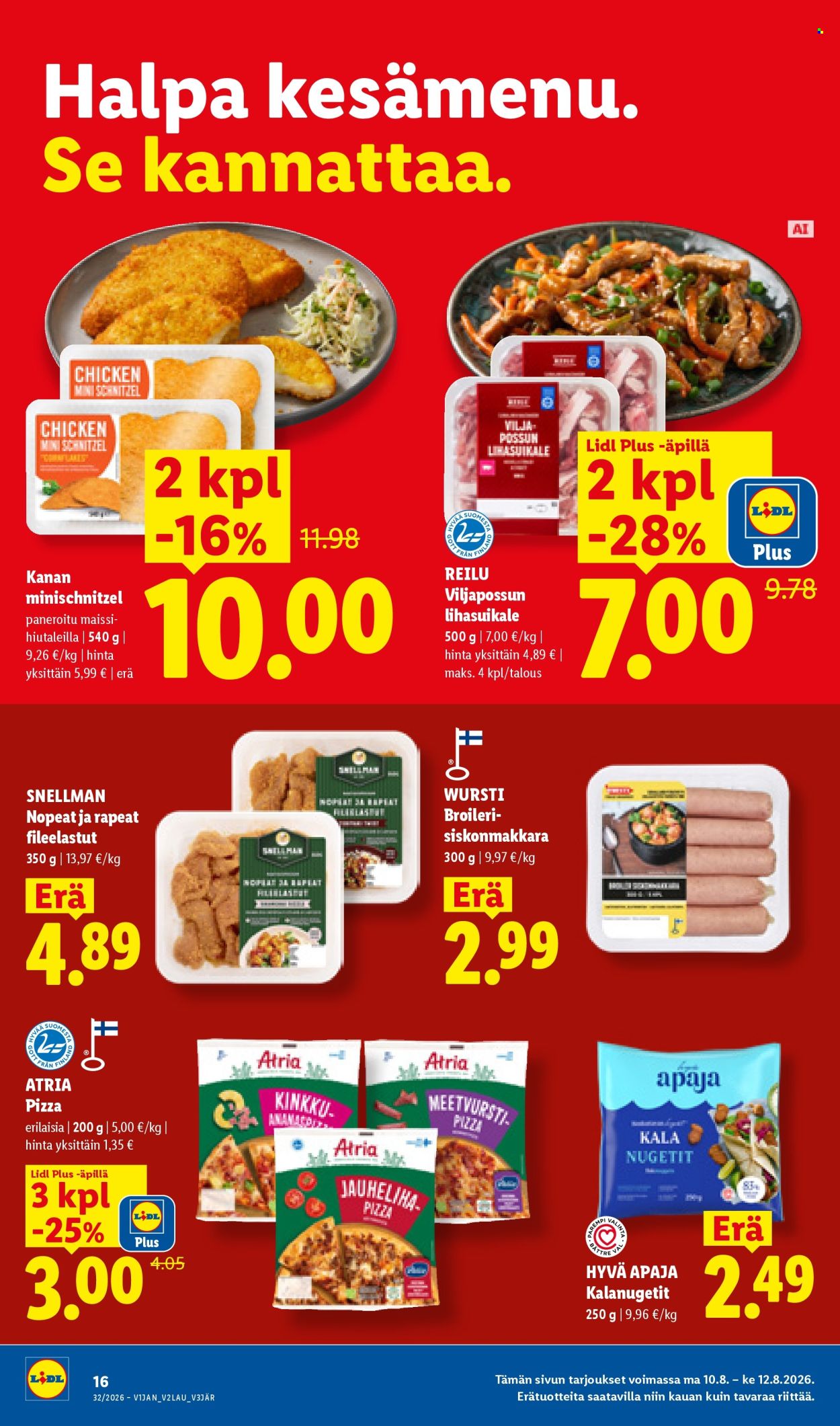 Lidl tarjoukset - 06.08.2026 - 12.08.2026. Sivu 22