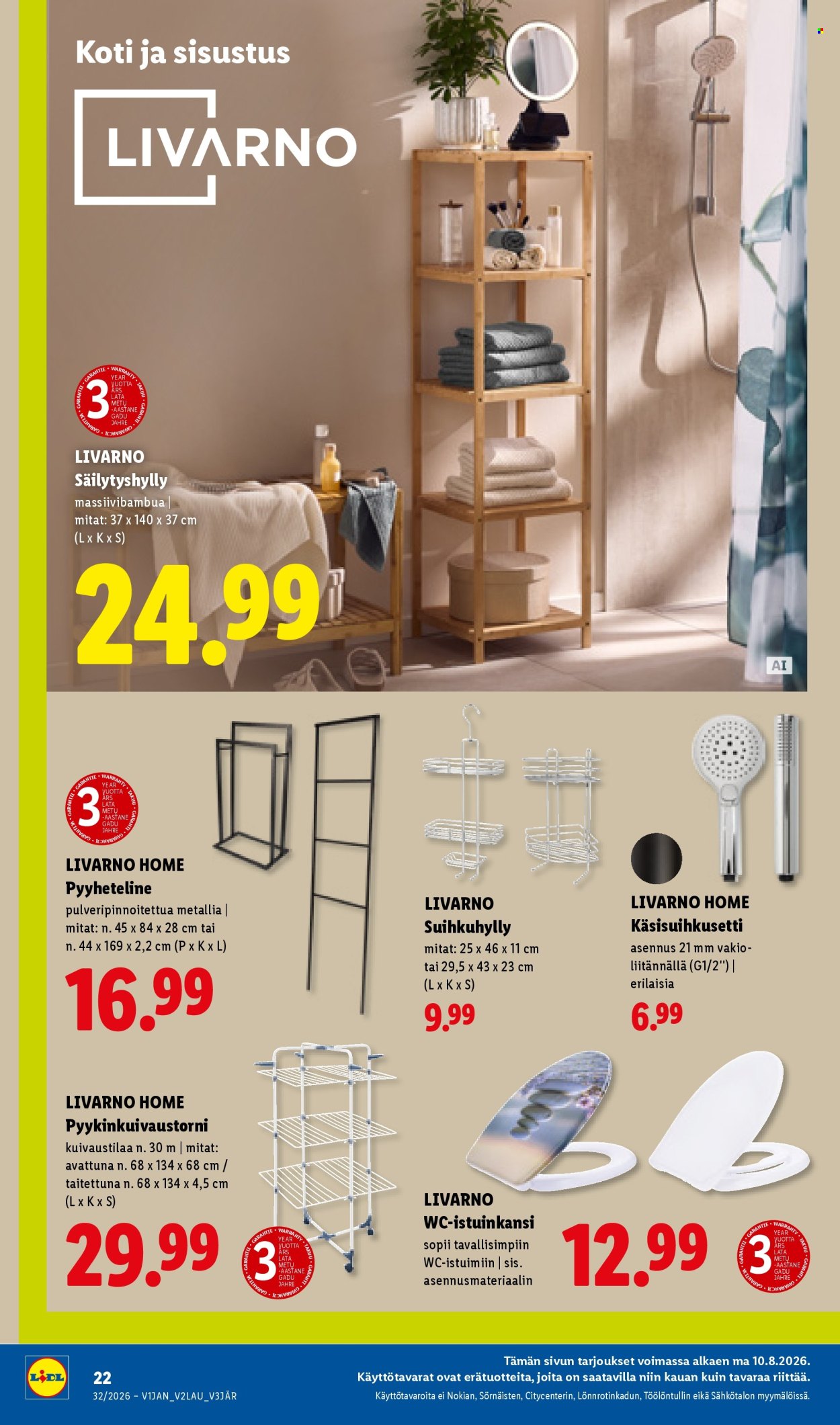 Lidl tarjoukset - 06.08.2026 - 12.08.2026. Sivu 30
