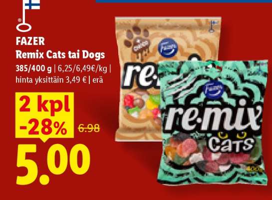 FAZER Remix Cats tai Dogs