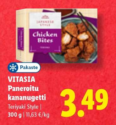 VITASIA Paneroitu kananuggetti
