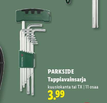 PARKSIDE Tappiavainsarja