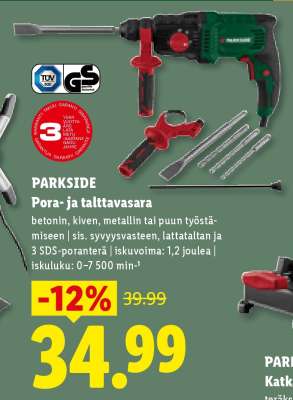 PARKSIDE Pora- ja talttavasara