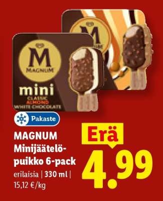 MAGNUM Minijäätelöpuikko 6-pack