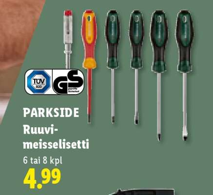 PARKSIDE Ruuvimeisselisetti