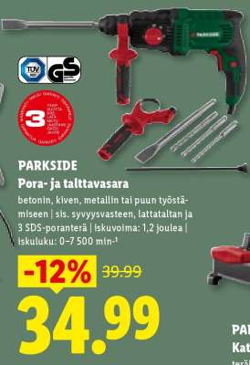 PARKSIDE Pora- ja talttavasara