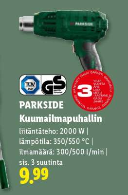 PARKSIDE Kuumailmapuhallin