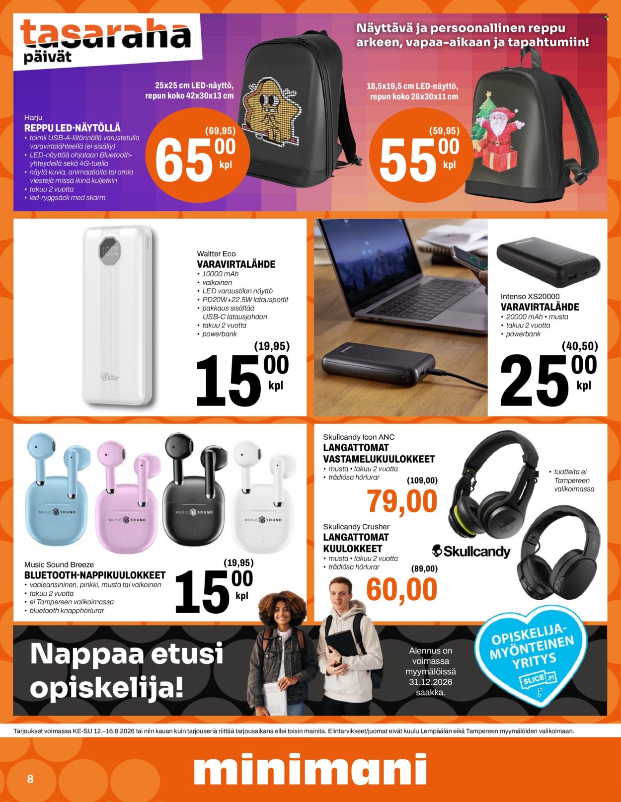 Minimani tarjoukset - 12.08.2026 - 16.08.2026. Sivu 8