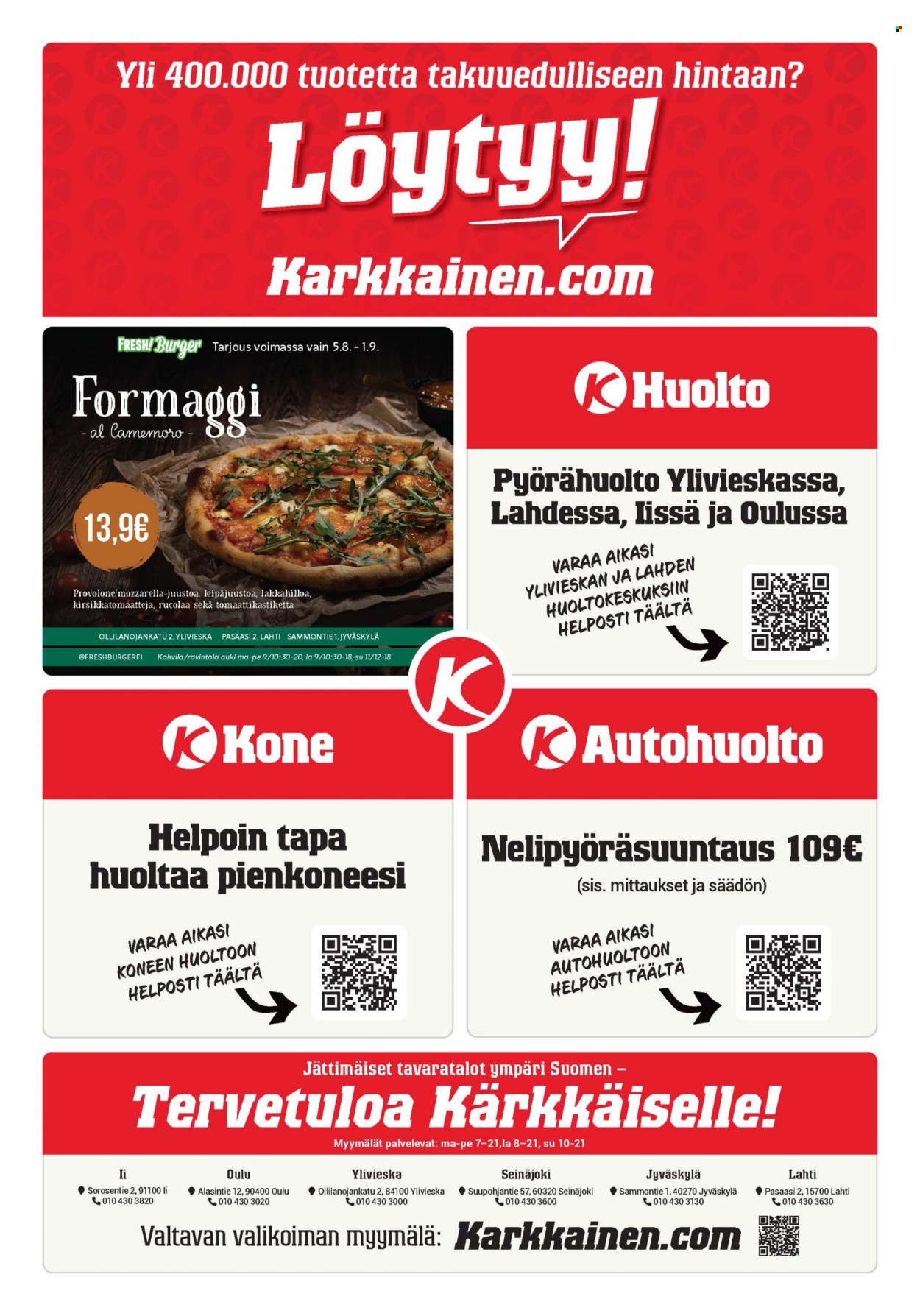 Kärkkäinen tarjoukset - 05.08.2026 - 18.08.2026. Sivu 24