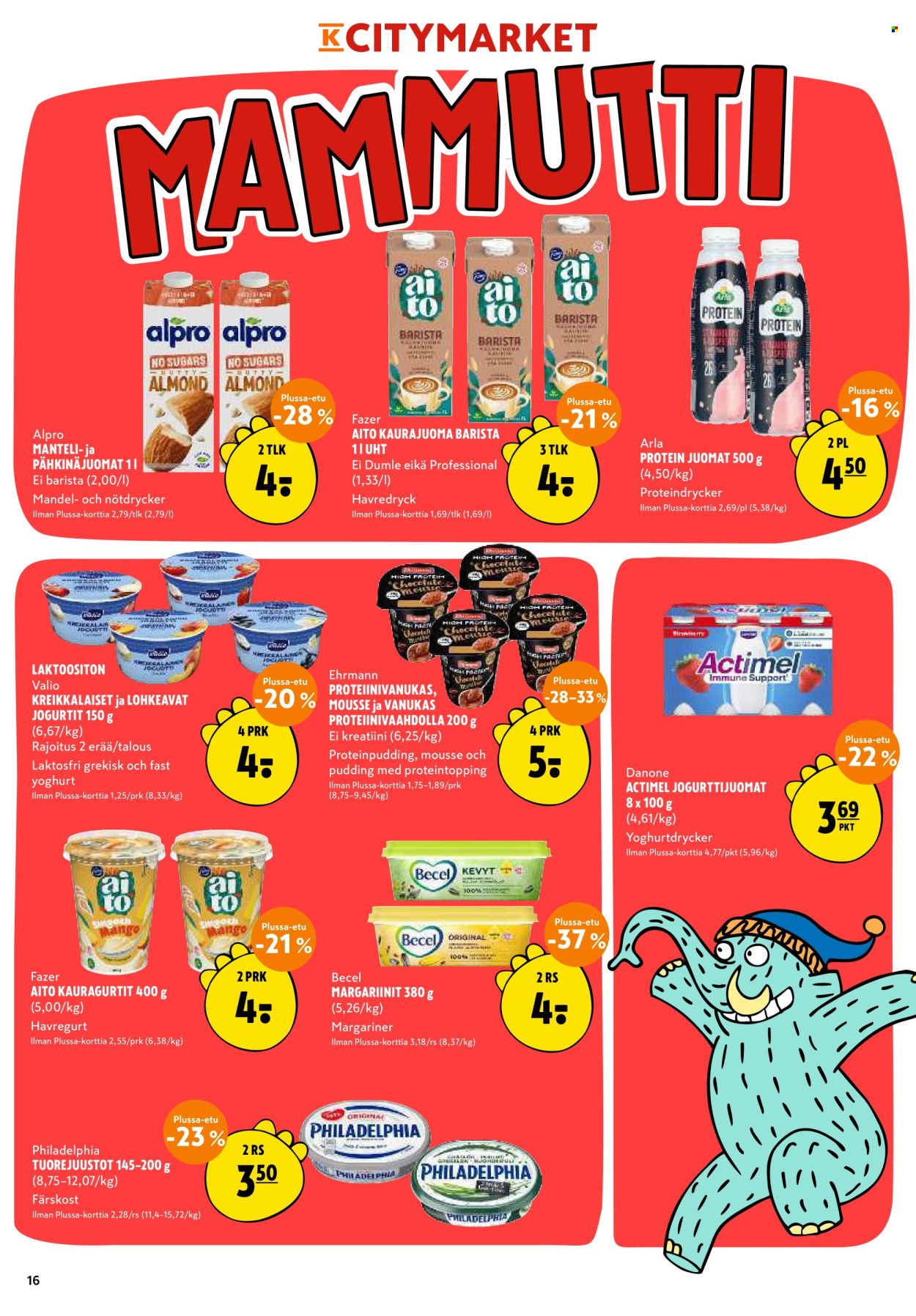 K-citymarket tarjoukset - 06.08.2026 - 16.08.2026. Sivu 16