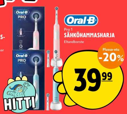 Oral-B Pro 1 SÄHKÖHAMMASHARJA