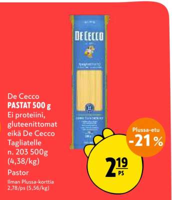 De Cecco PASTAT 500 g