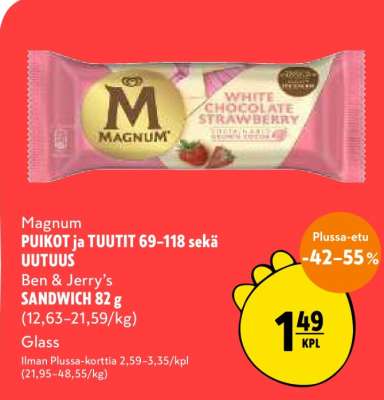 Magnum PUIKOT ja TUUTIT 69-118 sekä UUTUUS