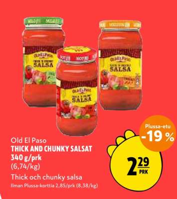 Old El Paso THICK AND CHUNKY SALSAT