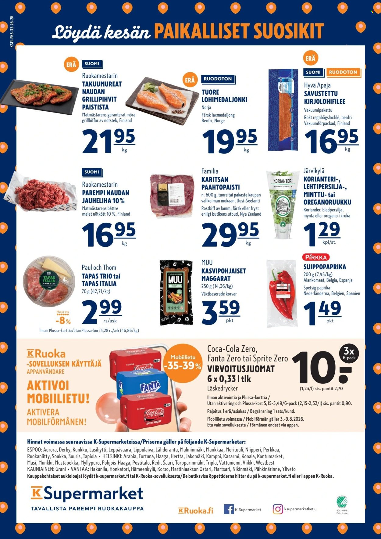 K-Supermarket tarjoukset - 06.08.2026 - 09.08.2026. Sivu 4
